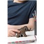 Papo- Jeune mammouth Les Dinosaures Figurine, 55025, Papo-55025-Figurine-Jeune, Marron