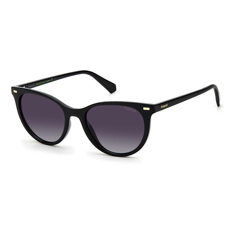 Polaroid Lunettes de Soleil PLD 4107/S SUSTAINABLE COLLECTION Black/Grey Shaded 52/18/145 femme