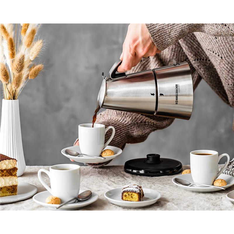 Image secondaire de Rommelsbacher EKO 364/E Cafetière italienne ElPresso mini (Inox)
