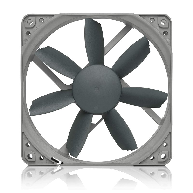 Image secondaire de Noctua NF-S12B redux-1200 PWM, Ventilateur Haute Performance, 4 Broches, 1200 tr./min (120 mm, Gris)