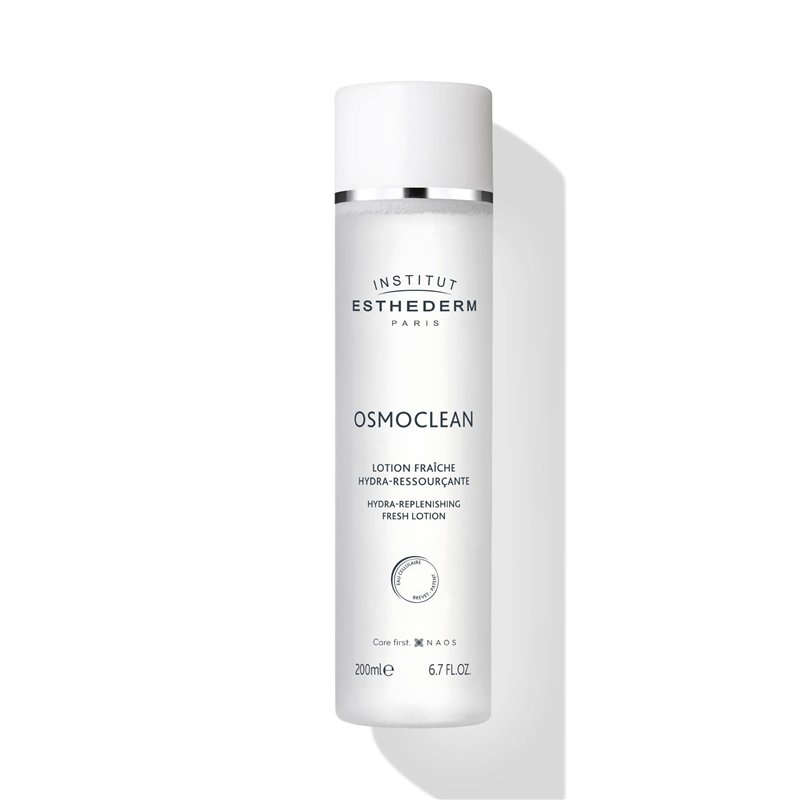 Institut Esthederm - Osmoclean - Lotion Fraîche Hydra-Ressourçante - Démaquille et Apporte Confort et Hydratation - Sans Rinçage