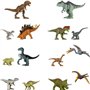 Coffret de 5 mini-figurines - JURASSIC WORLD - GWP38 - Dinosaures et figurine humaine - 3 ans et + - Multicolore