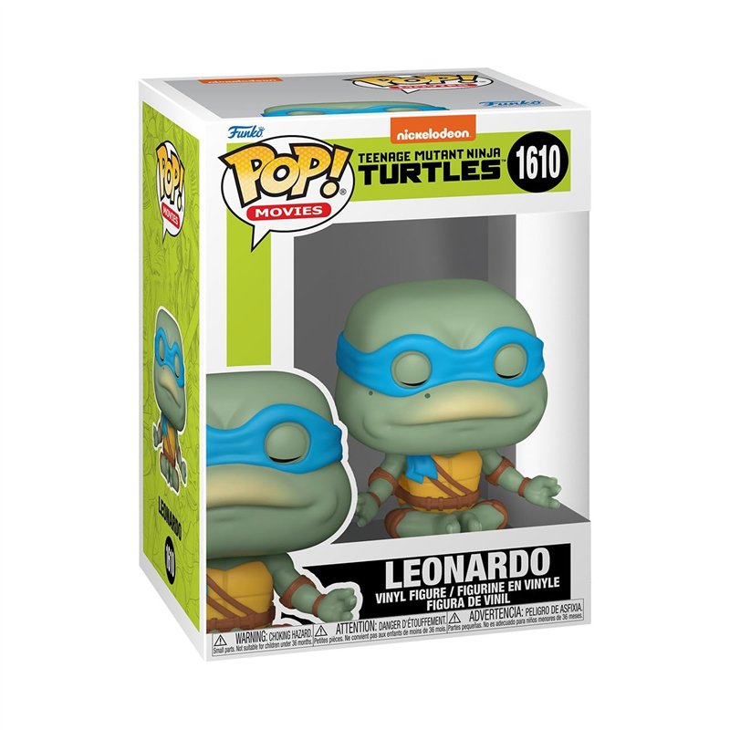 Funko Pop! Movies: Teenage Mutant Ninja Turtles (TMNT) - Leonardo - (Meditating) - TMNT 1990 - Figurine en Vinyle à Collectionne