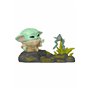Funko Pop! Deluxe: The Mandalorian - Grogu (The Child, Baby Yoda) with Frog - Figurine en Vinyle à Collectionner - Idée de Cade