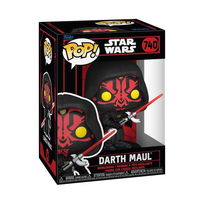 Funko Pop! Star Wars: Star Wars Darkside - Darth Maul - Dark Maul - Figurine en Vinyle à Collectionner - Idée de Cadeau - Produi