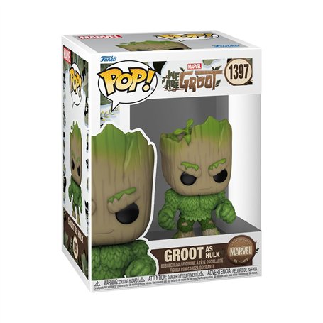Funko Pop! Marvel: Wag - Hulk - We are Groot - Figurine en Vinyle à Collectionner - Idée de Cadeau - Produits Officiels - Jouets
