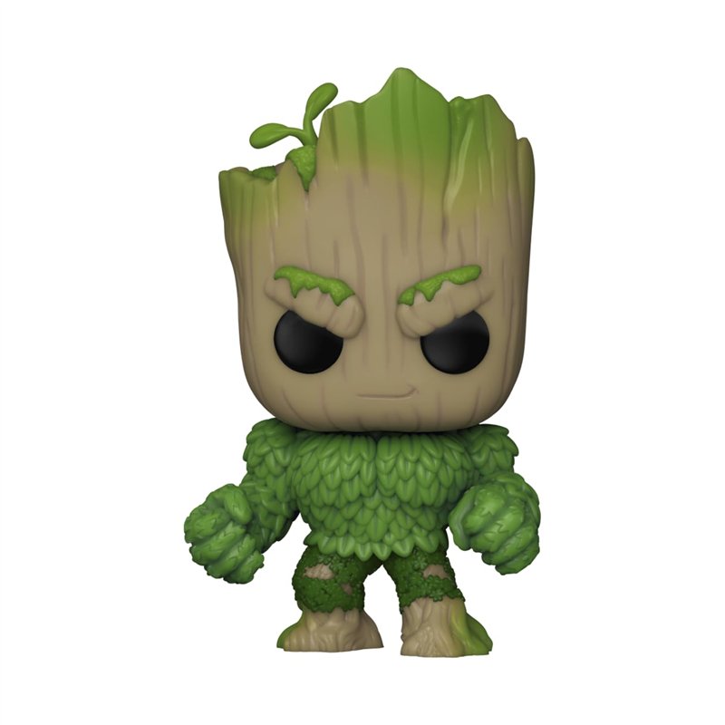 Image secondaire de Funko Pop! Marvel: Wag - Hulk - We are Groot - Figurine en Vinyle à Collectionner - Idée de Cadeau - Produits Officiels - Jouets
