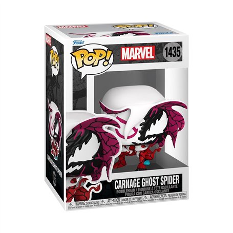Funko Pop! Marvel: Carnageized - Ghost Spider - Marvel Comics - Figurine en Vinyle à Collectionner - Idée de Cadeau - Produits O