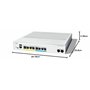 Commutateur administrable Cisco Catalyst 1300-8MGP-2X, 4 Ports GE, 4 Ports 2,5GE, PoE, 2 Ports SFP+ 10GE, Garantie limitée à Vie