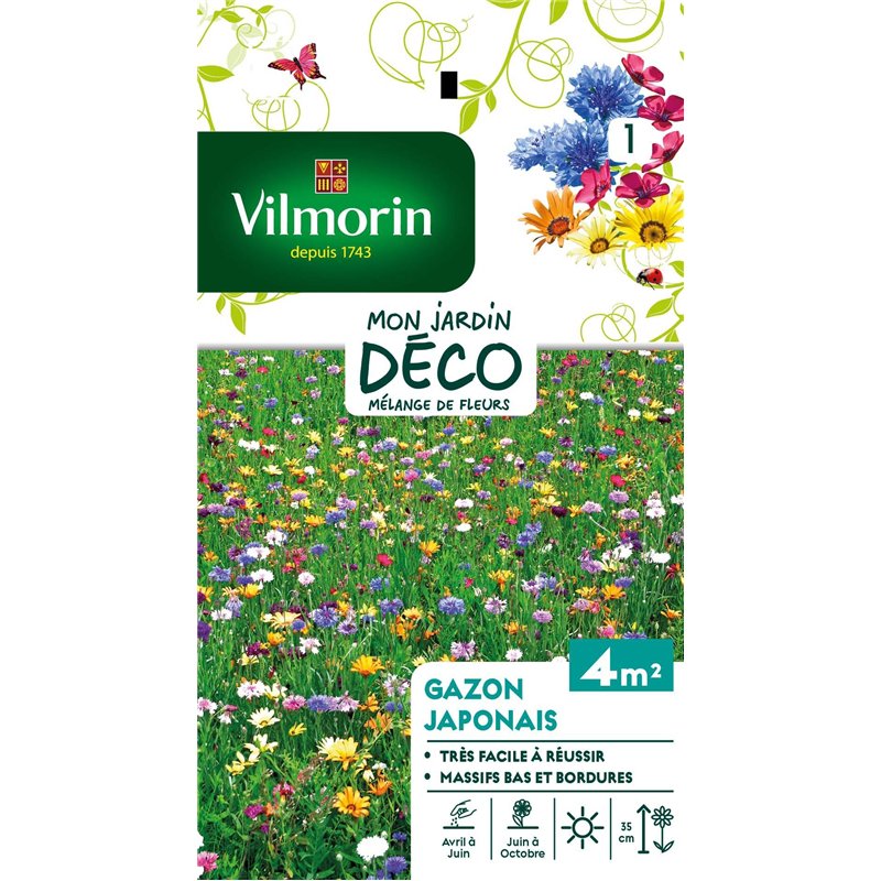 Vilmorin 5861141 Gazon Multicolore 9 x 0.5 x 16 cm