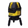 Stanley - Niveau multiligne Plage d'utilisation 10 m à 50 m Laser rouge - STHT77514-1 Jaune