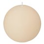 Atmosphera - Bougie boule Olia D10cm blanc ivoire