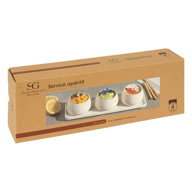 Image secondaire de Kit apéritif nora 4p - Sg secret de gourmet