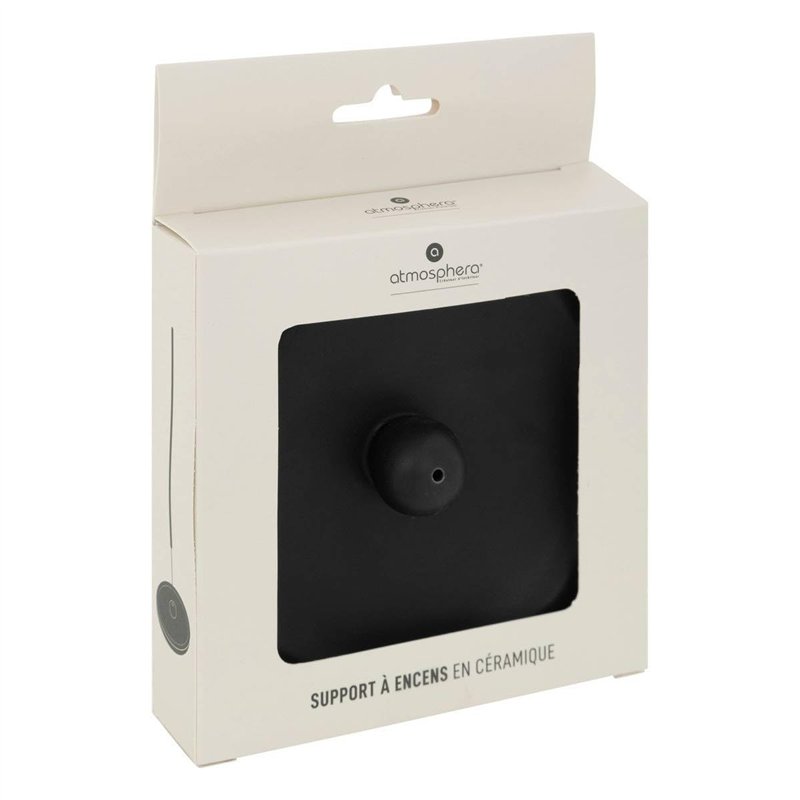 Image secondaire de Atmosphera - Support d encens Rond aby d12cm Noir