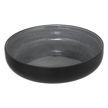 Secret de Gourmet Assiette Creuse Diane en Céramique Gris D21 cm