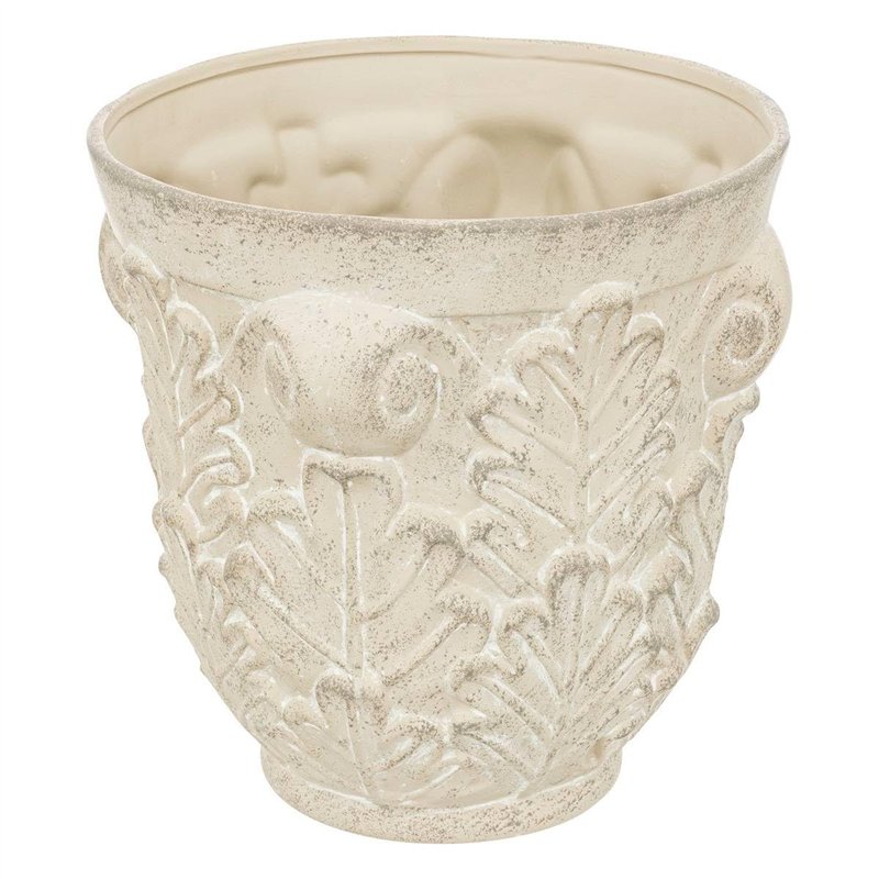 Image secondaire de Atmosphera - Set de 2 cache-pots little cottage céramique d29 35cm