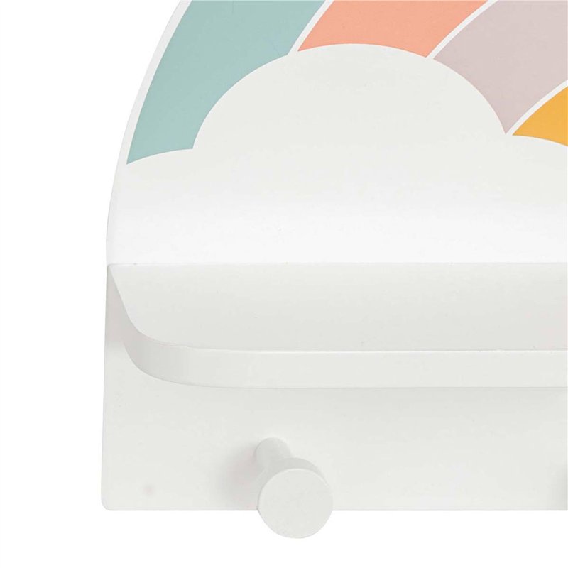 Image secondaire de Atmosphera - Patère étagère Enfant soel Motif Arc-en-Ciel 4 Crochets