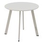Hespéride - Table d appoint de Jardin Ronde saona Argile 50 x 45cm en Acier