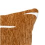 Atmosphera - Housse de coussin jeni chenille marron 50x30cm