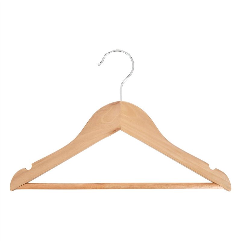 Image secondaire de Atmosphera - Lot de 4 cintres Enfant Bois h19cm