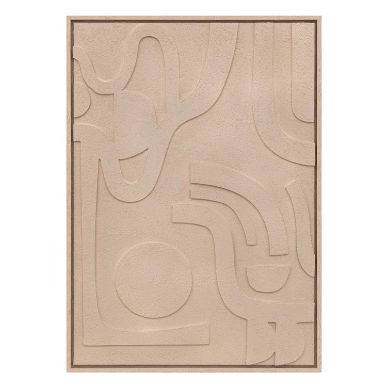 Atmosphera - Déco Murale 3D Azra Beige 50x70cm