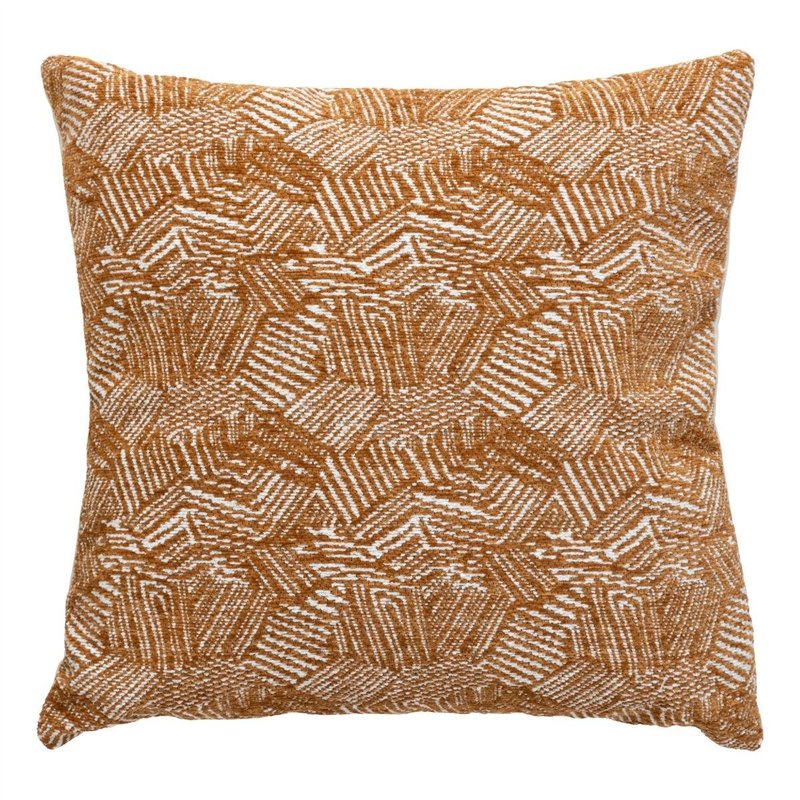 Atmosphera - Housse de Coussin Jeni Chenille Marron 40x40cm