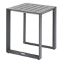 Hespéride - Table d appoint carrée Allure Graphite 44 x 44 x 55cm en Aluminium