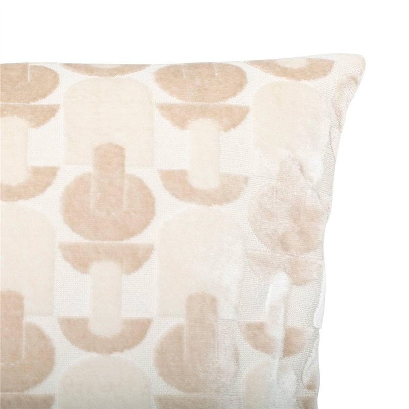 Image secondaire de Atmosphera - Coussin Luna Jacquard Velours Lin 35x75cm