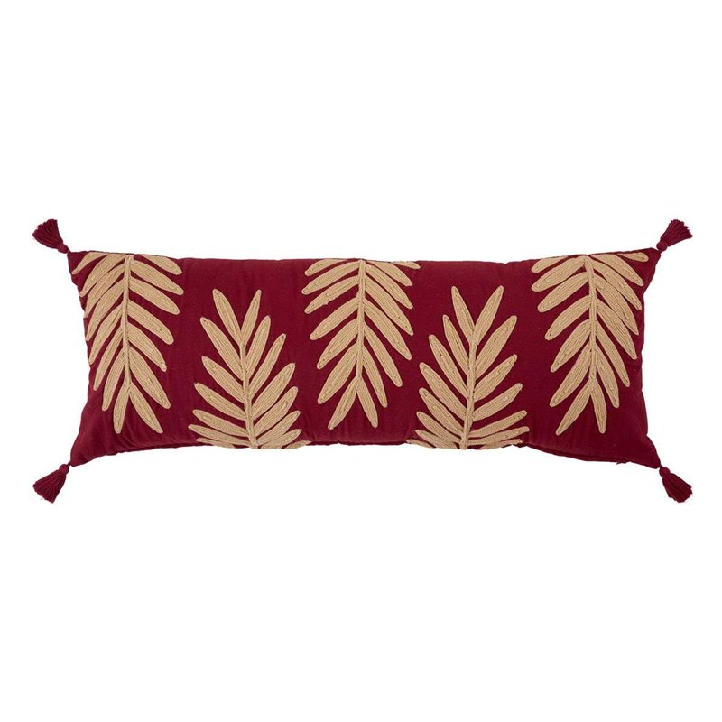 Atmosphera - Coussin brodé Yucatan Violet 30x80cm