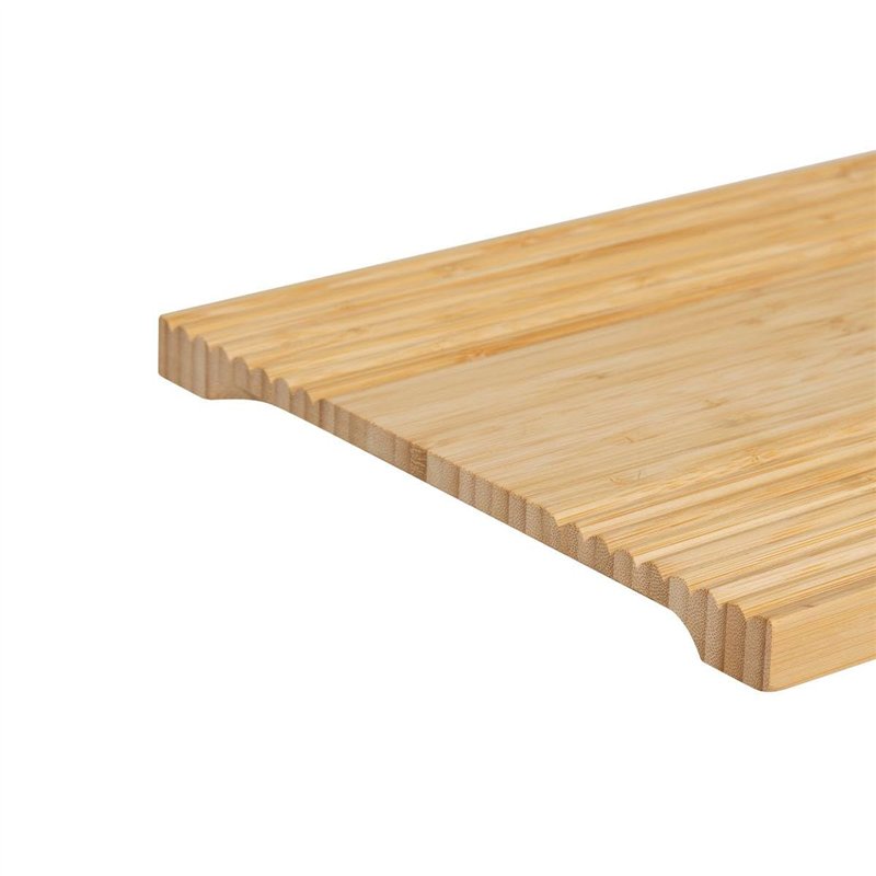 Image secondaire de 5five - planche à découper avec rainuresen bambou 40x27cm