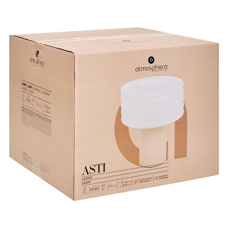 Image secondaire de Atmosphera - Lampe à poser asti argile h36cm