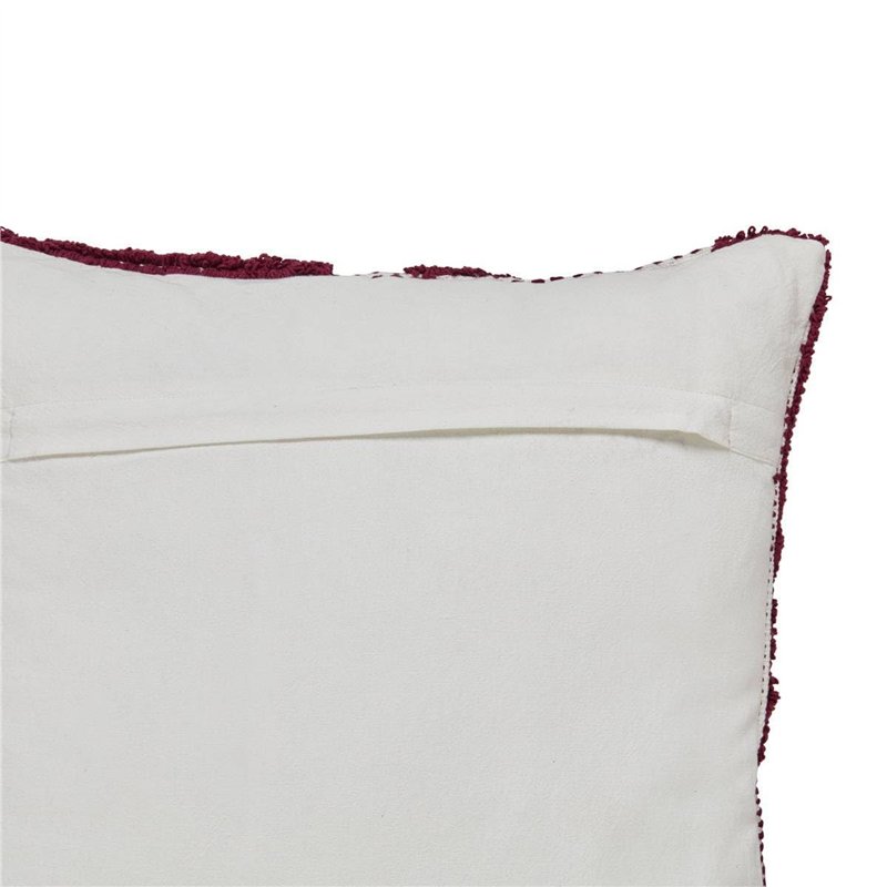 Image secondaire de Atmosphera - Coussin Poppy Coton tufté Violet 50x50cm