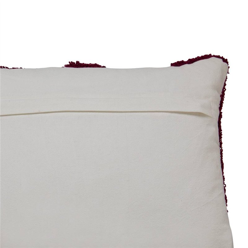 Image secondaire de Atmosphera - Coussin Poppy Coton tufté Violet 58x38cm