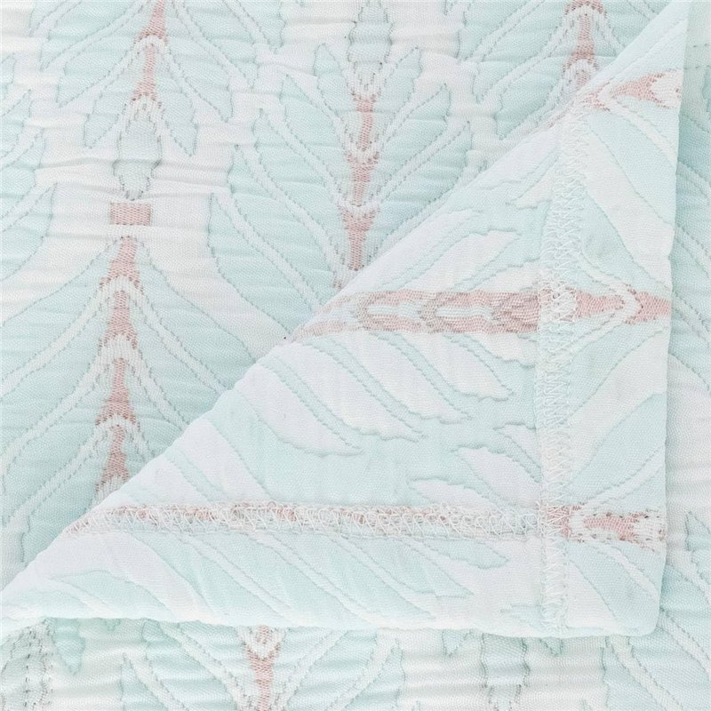 Image secondaire de Atmosphera - Dessus de lit Wild Jacquard Bleu Clair 240x260cm