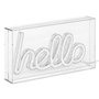 Atmosphera - Tube néon à poser led hello bleu l 23cm