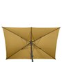 Hespéride - Parasol Droit rectangulaire Loompa Jaune Moutarde