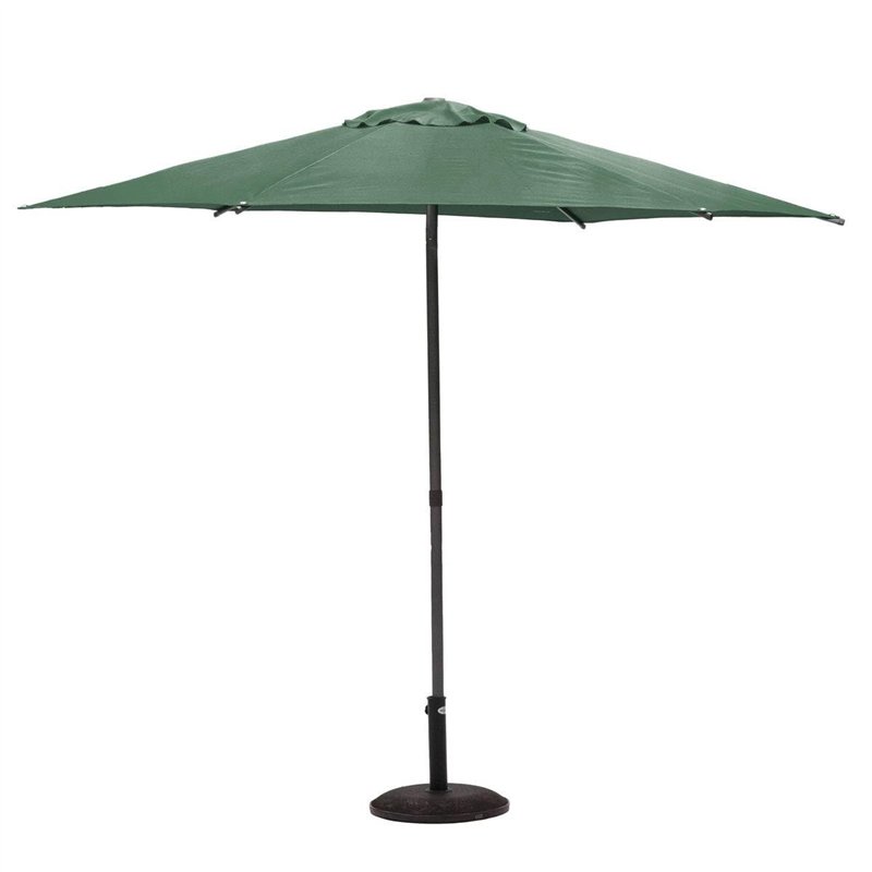 Hespéride - Parasol Droit Rond SOYA Vert Olive