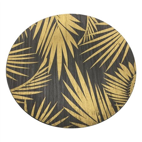 Feeric lights & christmas - Assiette de présentation ballet enchanté d33cm effet bois doré