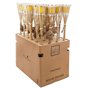 JJA Torche Bambou Bougie CITRONNELLE 107963 L. 76 x D. 7,5 x H. 7,5 cm