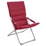 Hespéride - Fauteuil Relax de Jardin Milos Bordeaux