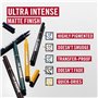 Rimmel - Eyeliner Wonder'Ink - Waterproof - Longue tenue - Mate - Application facile - Noir ( 01 Black) - 1 ml (0.03 FL OZ)