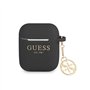 Guess GUA2LSC4EK Coque en Silicone pour AirPods Noir