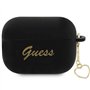 Guess GUAP2LSCHSK Coque pour AirPods Pro 2 Noir Silicone Charm Collection Cœur