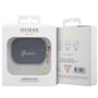 Guess GUAP2LSCHSK Coque pour AirPods Pro 2 Noir Silicone Charm Collection Cœur