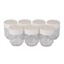 Moulinex A14A03 Yaourtières 7 Pots Verre Couvercle Blanc Yogurta transparent