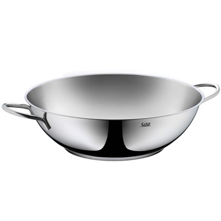 Silit Wok, argent, 32 cm