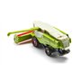 siku 1476, Moissonneuse-Batteuse Claas, Métal/Plastique, Vert, Rabatteur Mobile, Tuyau De Réservoir Pivotant