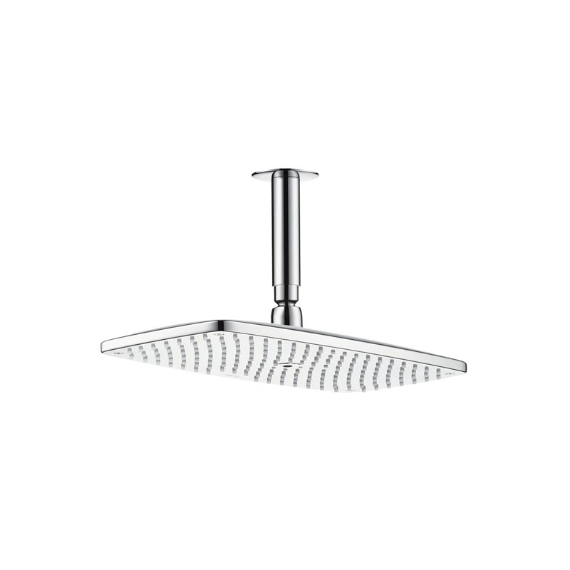 hansgrohe Raindance E Douche de tête 360 1 jet avec raccord au plafond, chromé, 27381000