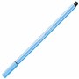 STABILO Feutre de Dessin PEN 68 Pte ogive Moyenne 1 mm Bleu fluo