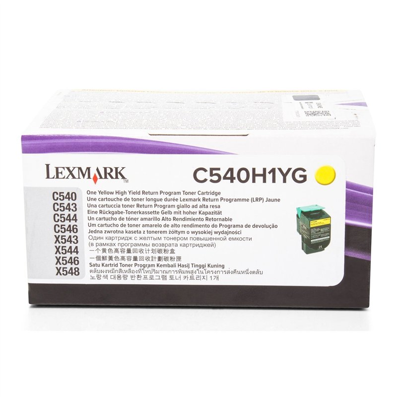 Image secondaire de Cartouche de Toner De Marque 0C540H1YG 00C540H1YG , 0C540H1YG , C540H1YG - 1x Cartouche de Toner Jaune - 2000 pages